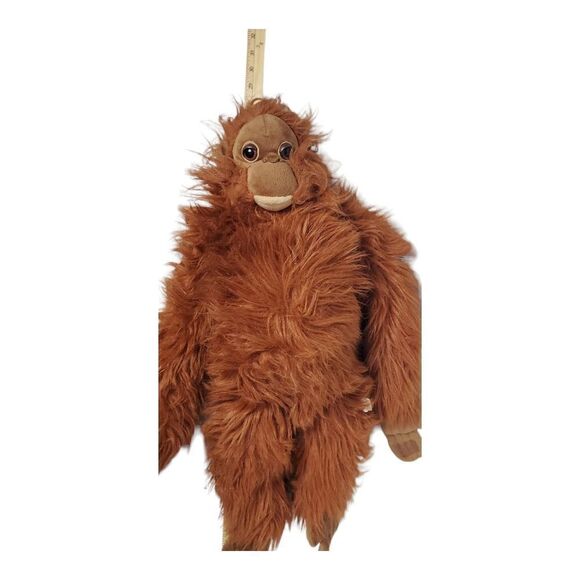 Discovery Channel Monkey Ape Chimp Plush Brown Realistic Furry Soft Toy - Picture 10 of 13